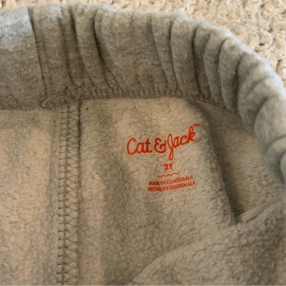 Cat & Jack Gray and Leopard Pattern Leggings - Picture 3 of 7